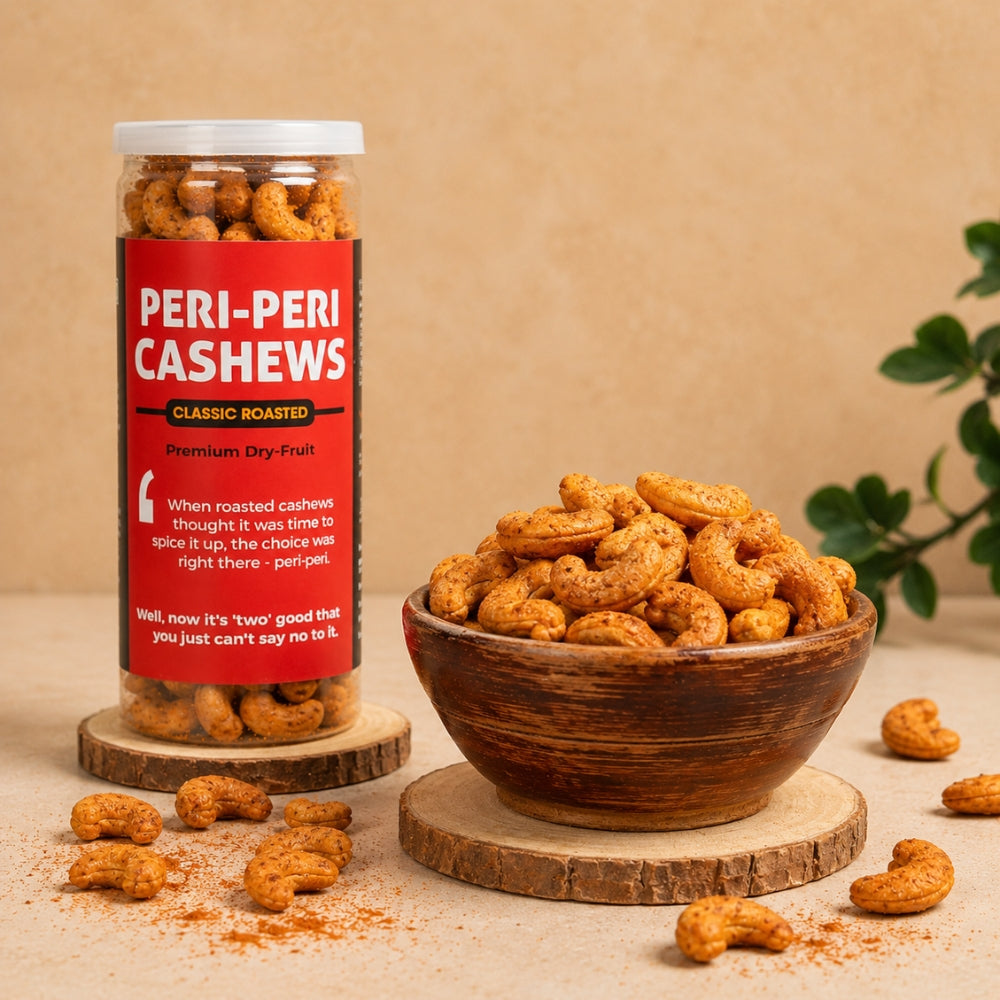 Peri Peri Roasted Cashews, 150g
