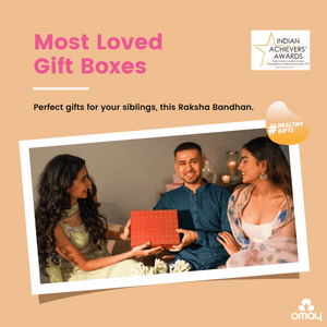 Healthy Happiness Bhai Bhabhi Rakhi Gift Box