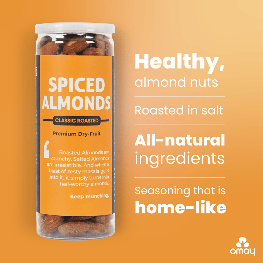 Spiced Roasted Almonds, 170g