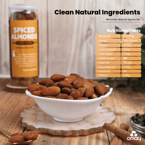 Spiced Roasted Almonds, 170g