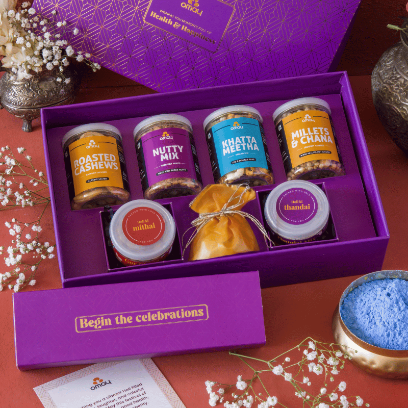 Appetizing Holi Gift Box