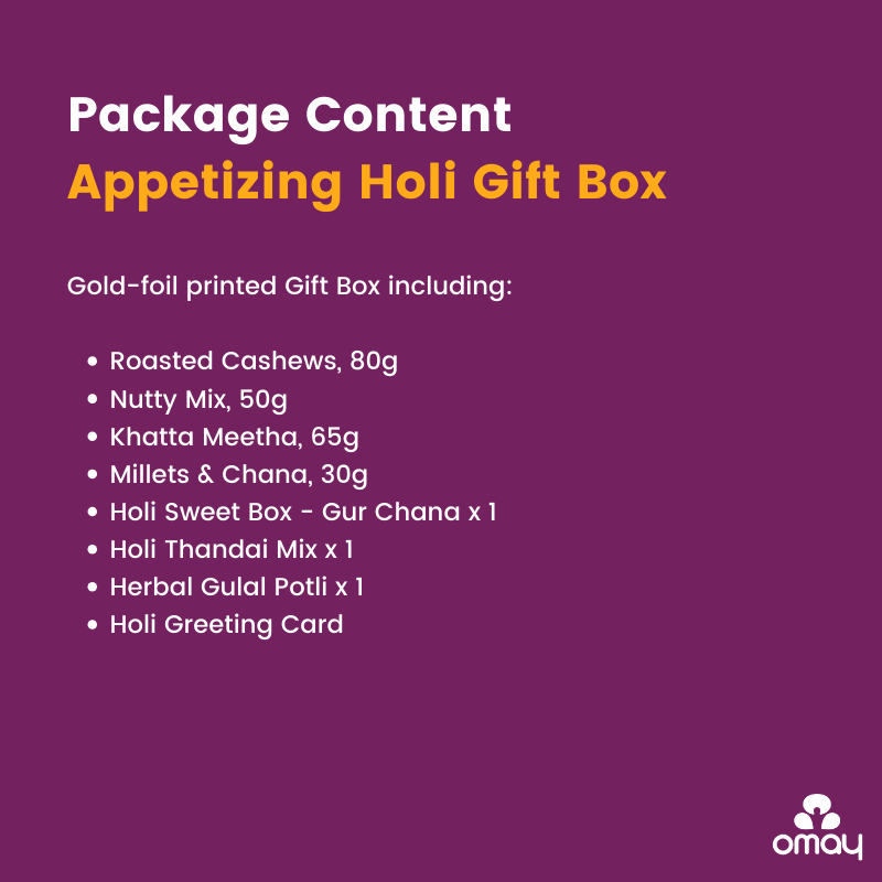 Appetizing Holi Gift Box