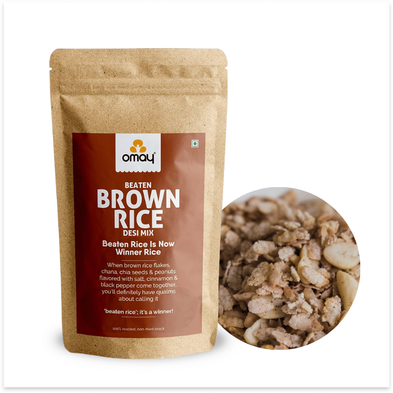 Beaten Brown Rice - Desi Mix