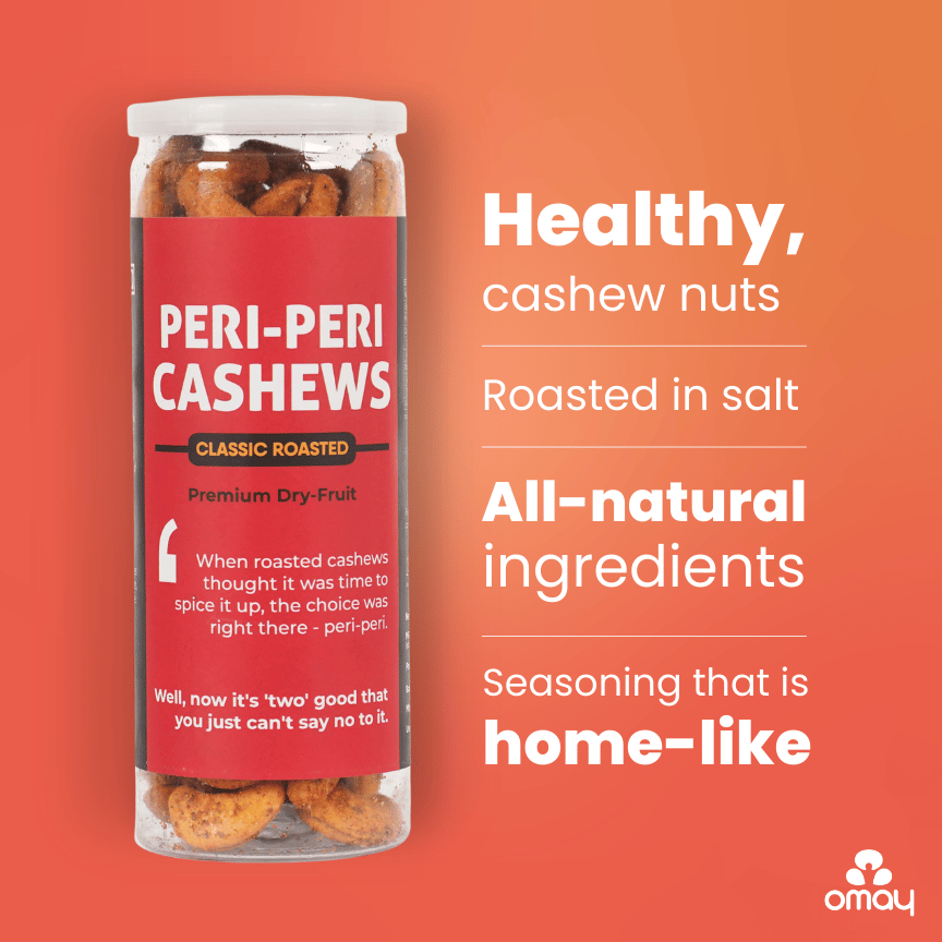Peri Peri Roasted Cashews, 150g