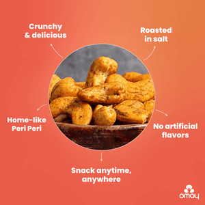 Peri Peri Roasted Cashews, 150g
