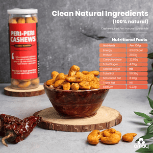 Peri Peri Roasted Cashews, 150g