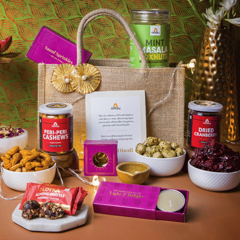 Festive Bites Diwali Jute Bag