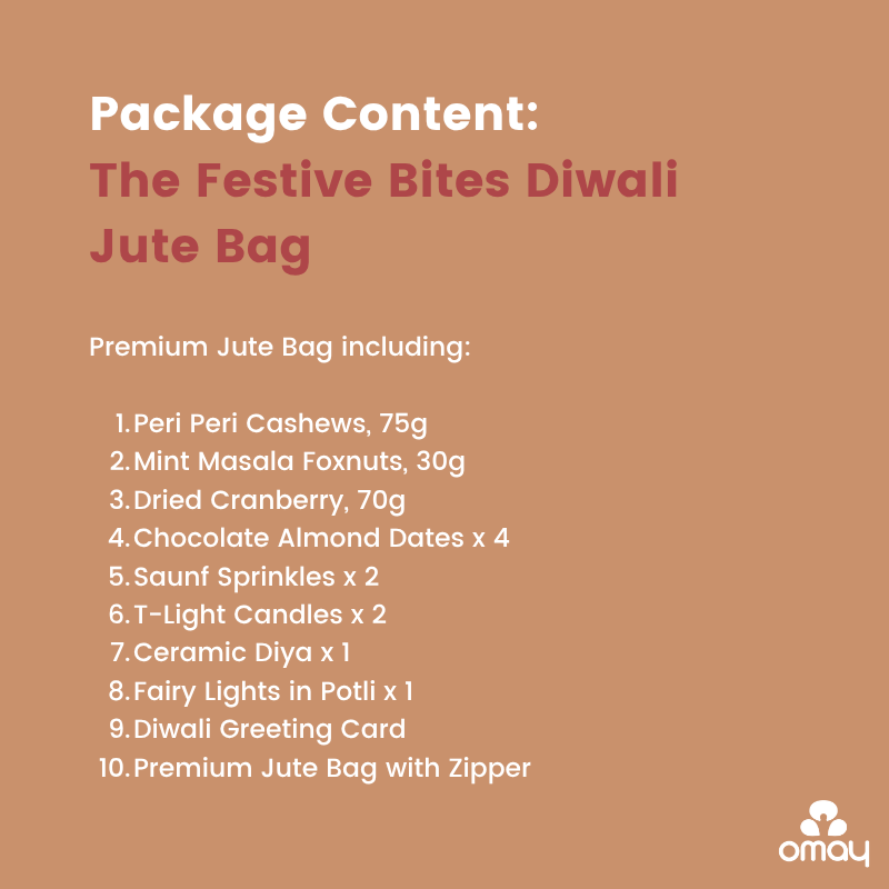 Festive Bites Diwali Jute Bag