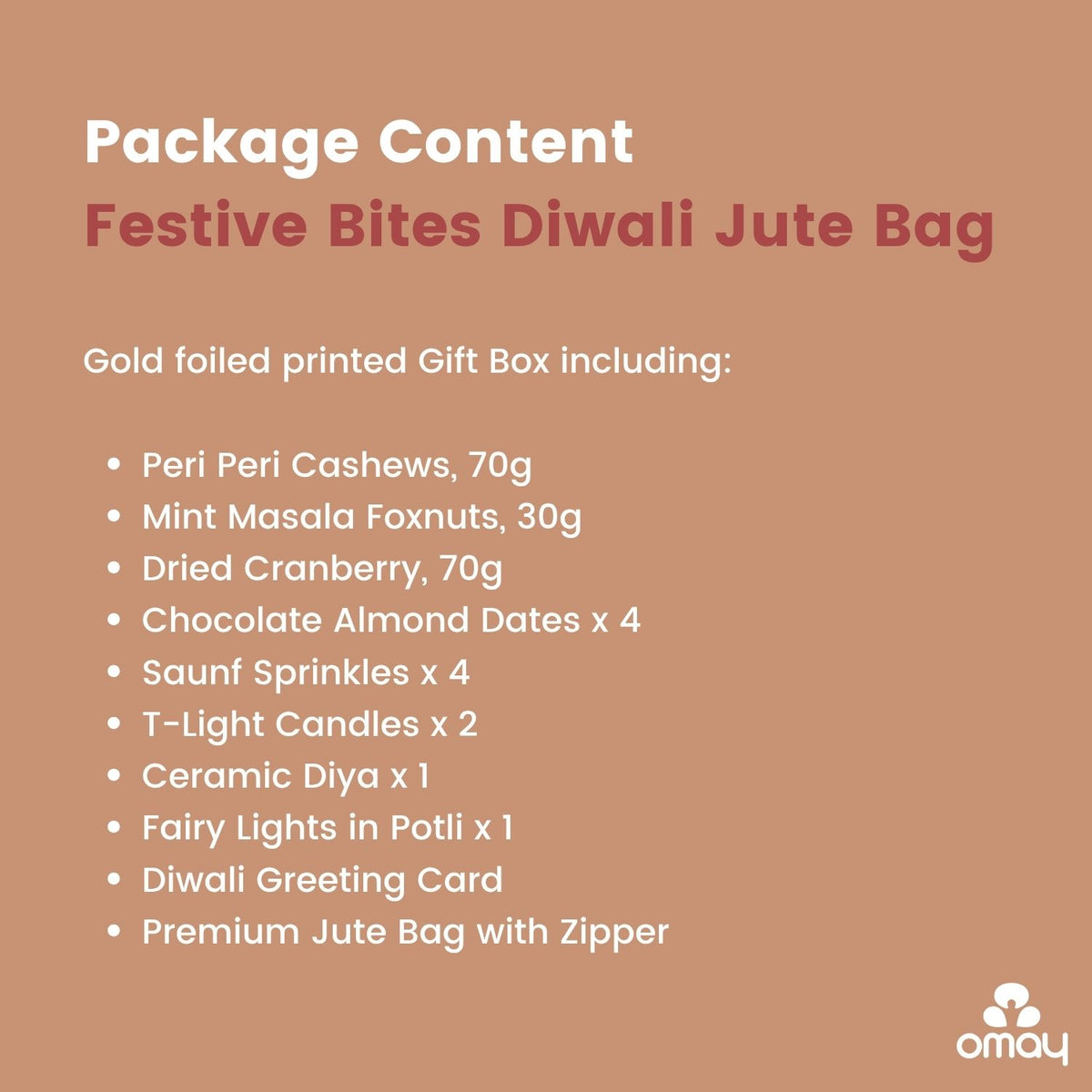 Festive Bites Diwali Jute Bag