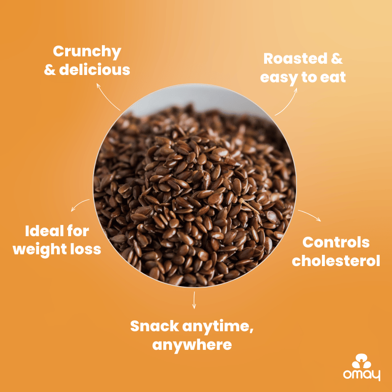 Flaxseeds - 400gms Pouch