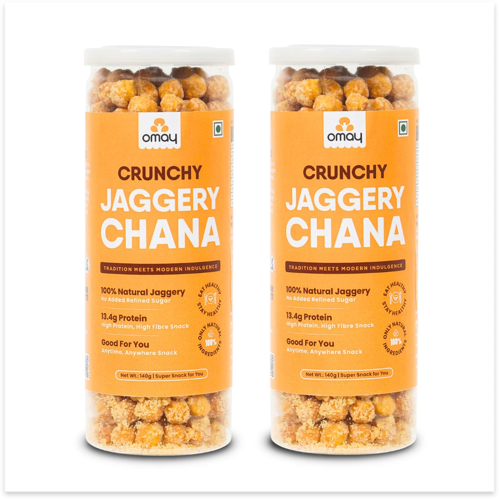 Jaggery (Gur) Chana, 140G (Pack of 2)