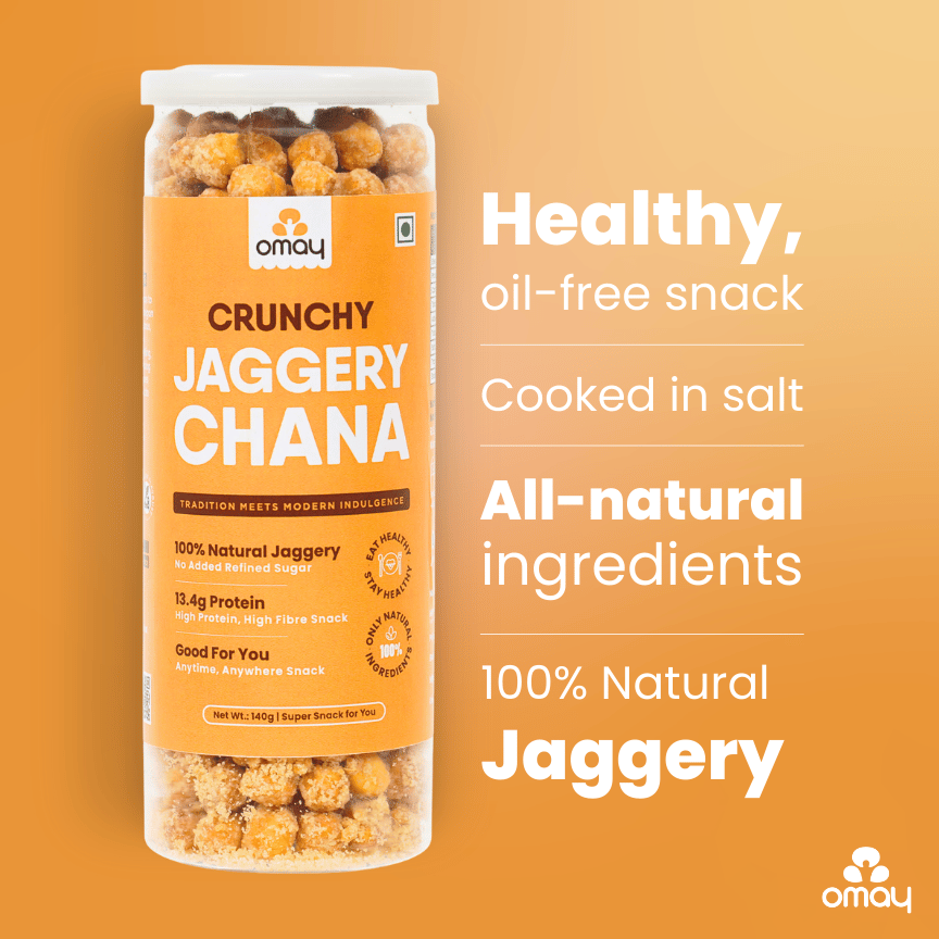 Jaggery (Gur) Chana, 140G (Pack of 2)