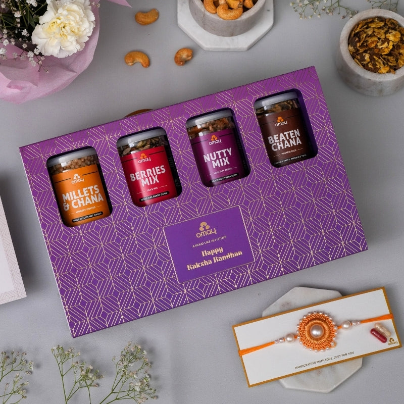 Healthy Indulgence Rakhi Gift Hamper