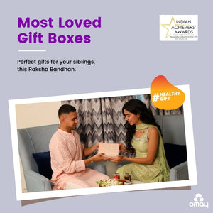 Healthy Indulgence Rakhi Gift Box (for Brother)