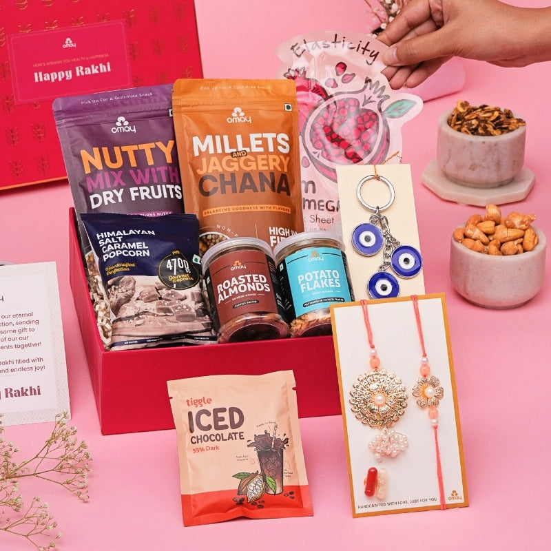 Luxury Delights Bhai Bhabhi Rakhi Gift Box