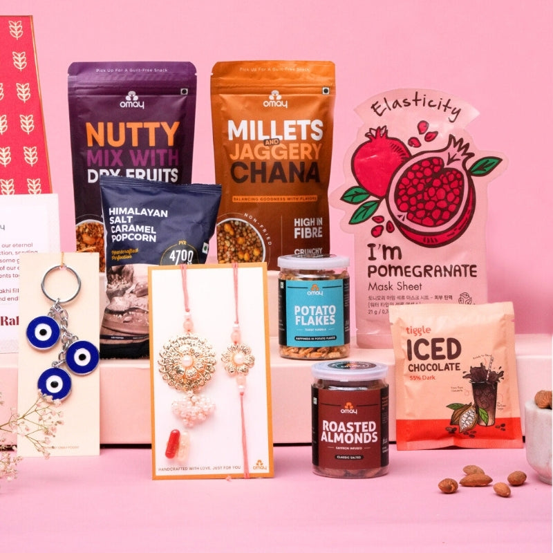 Luxury Delights Bhai Bhabhi Rakhi Gift Box
