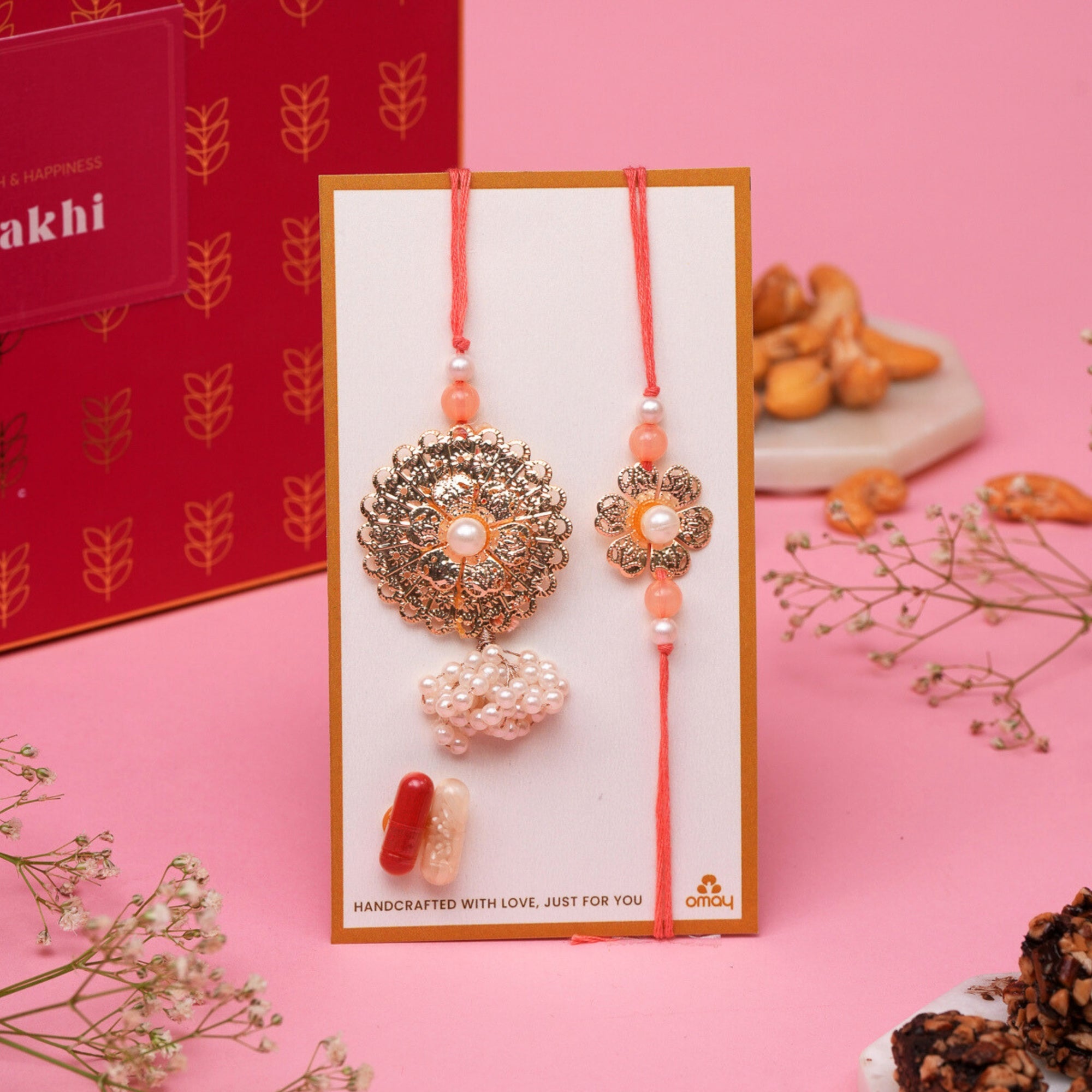 Handcrafted Rakhi for Bhai Bhabhi