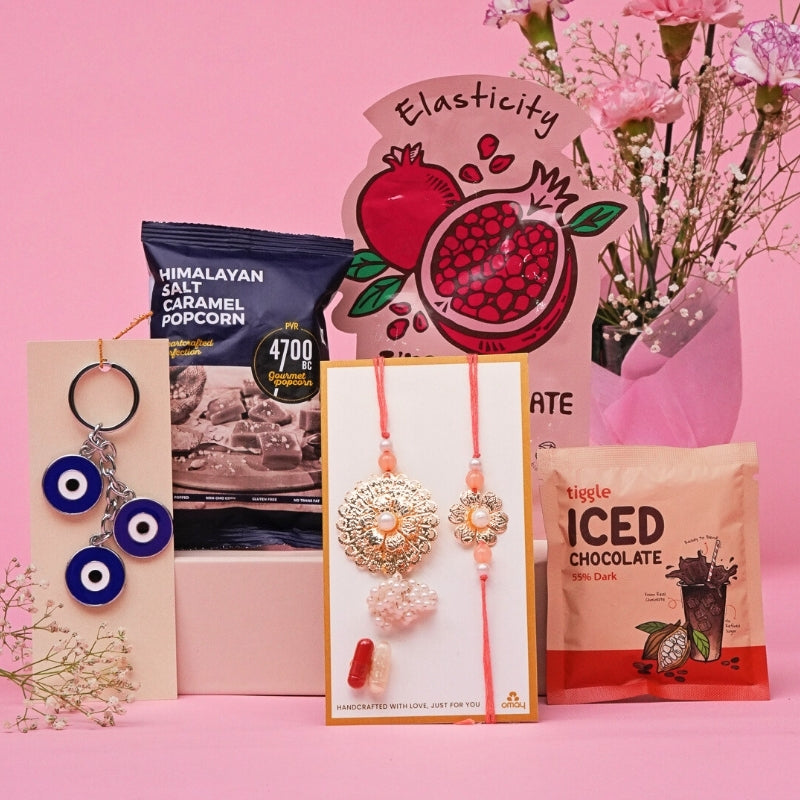 Luxury Delights Bhai Bhabhi Rakhi Gift Box