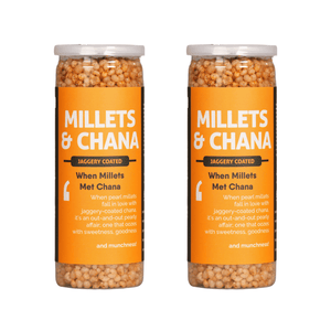 Millets & Chana - Jaggery coated
