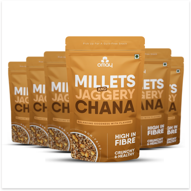 Millets & Chana - Jaggery coated