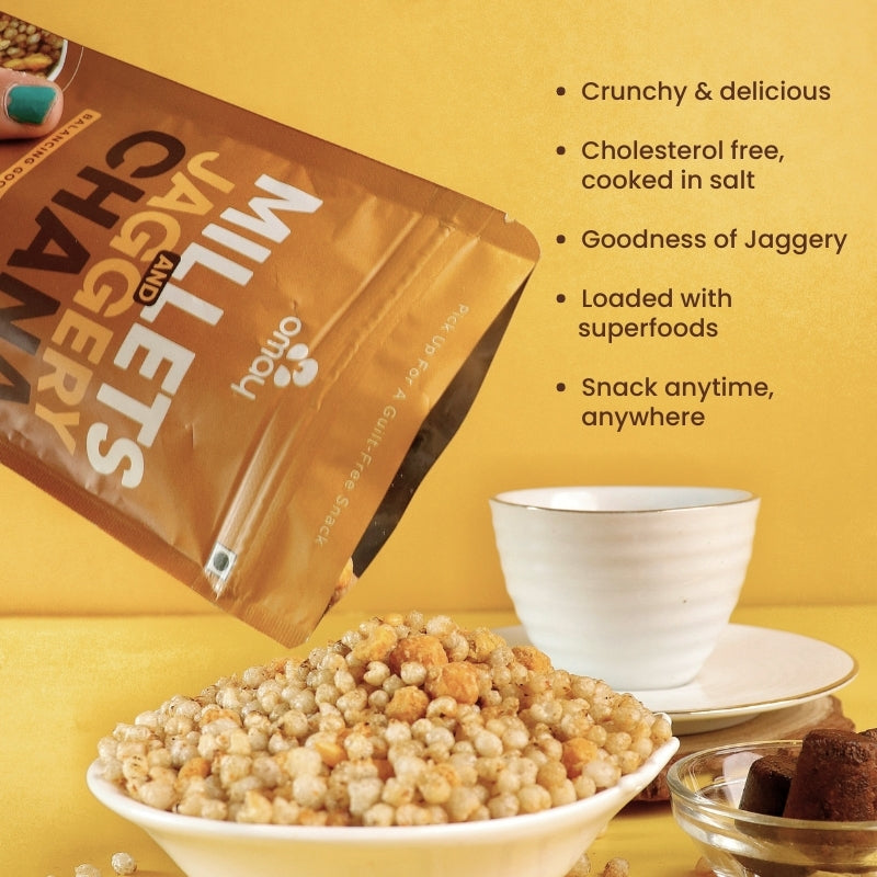 Millets & Chana (Jaggery coated), 30g (6pcs)