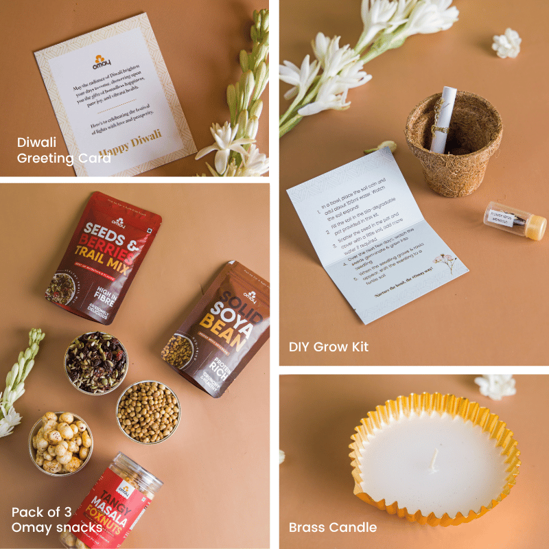 Nourish & Nibble Diwali Jute Bag
