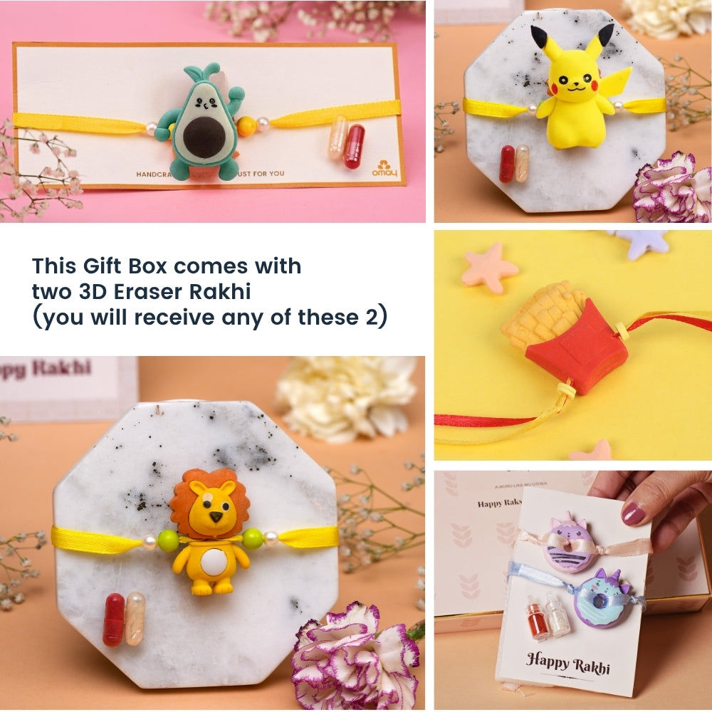 Play & Snack Rakhi Gift Hamper