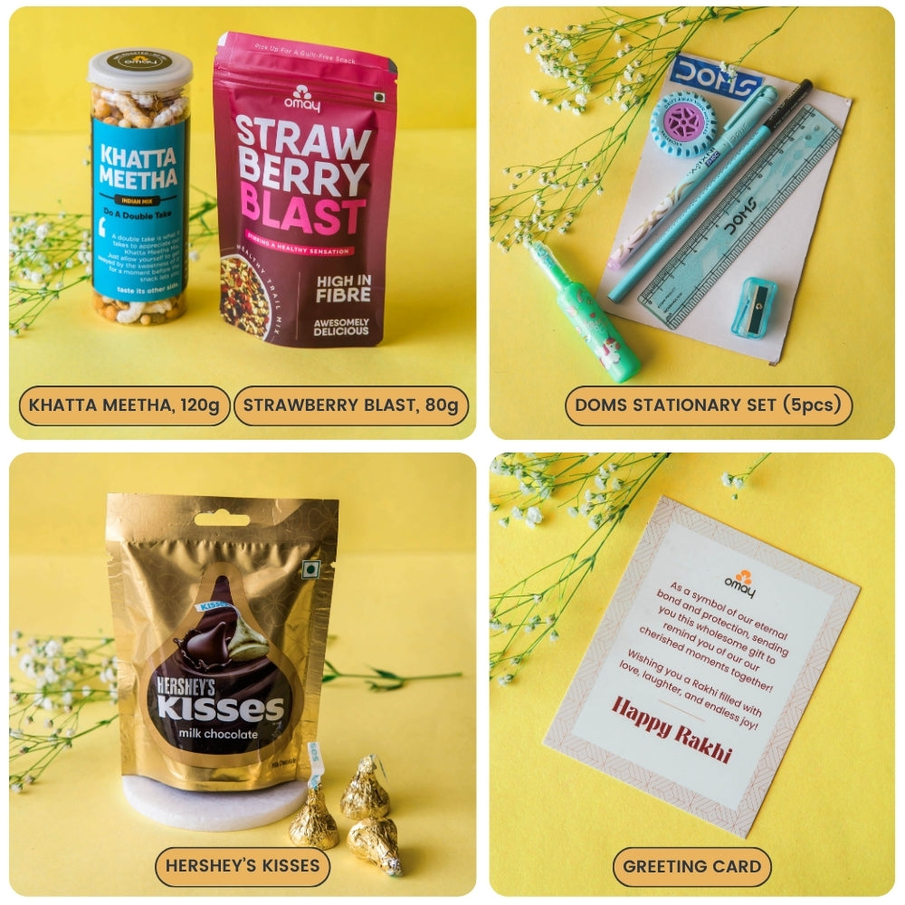 Play & Snack Rakhi Gift Hamper