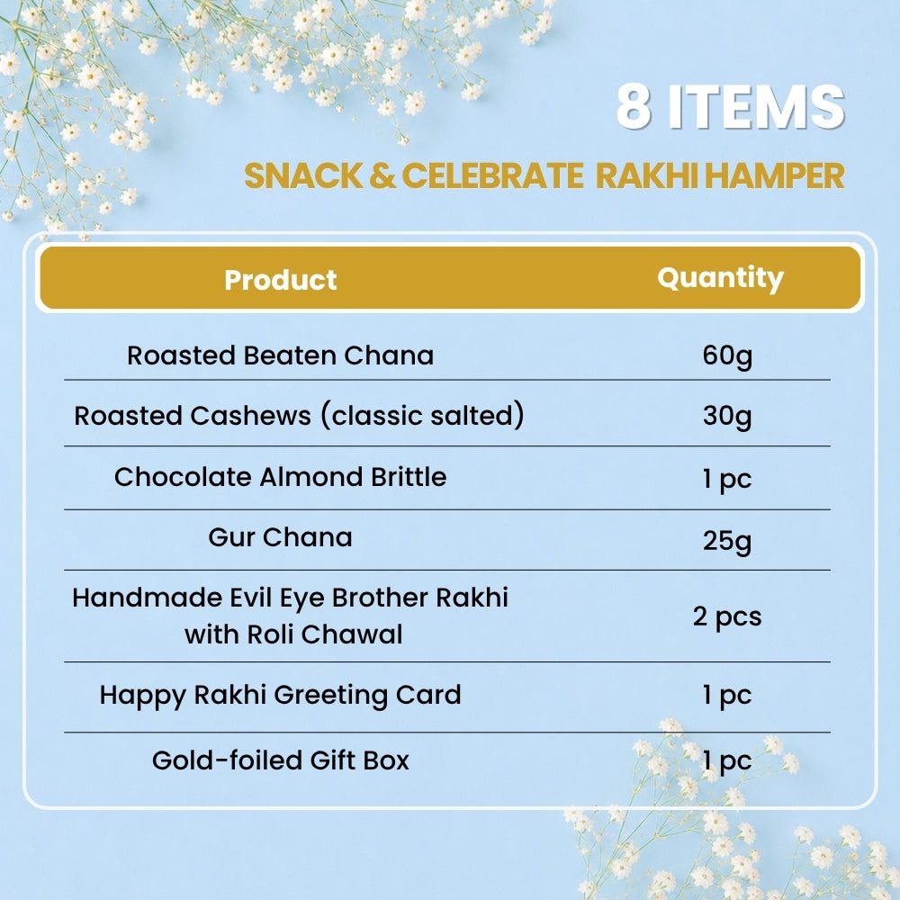 Snack & Celebrate Rakhi Gift Hamper