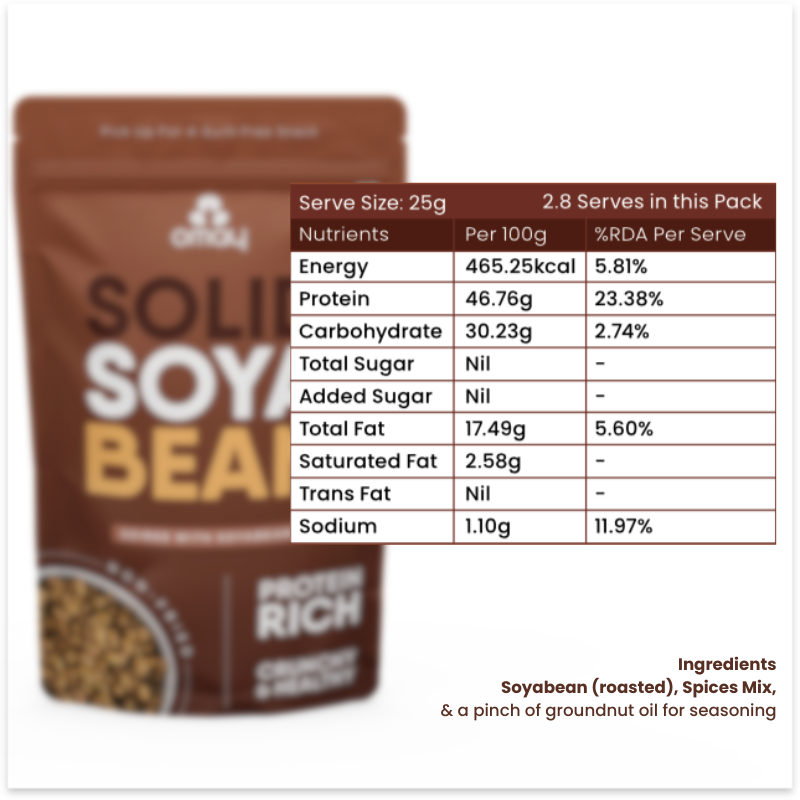 Roasted Soyabean, 70g (5pcs)