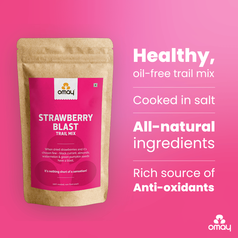 Strawberry Blast Trail Mix, 400g POUCH
