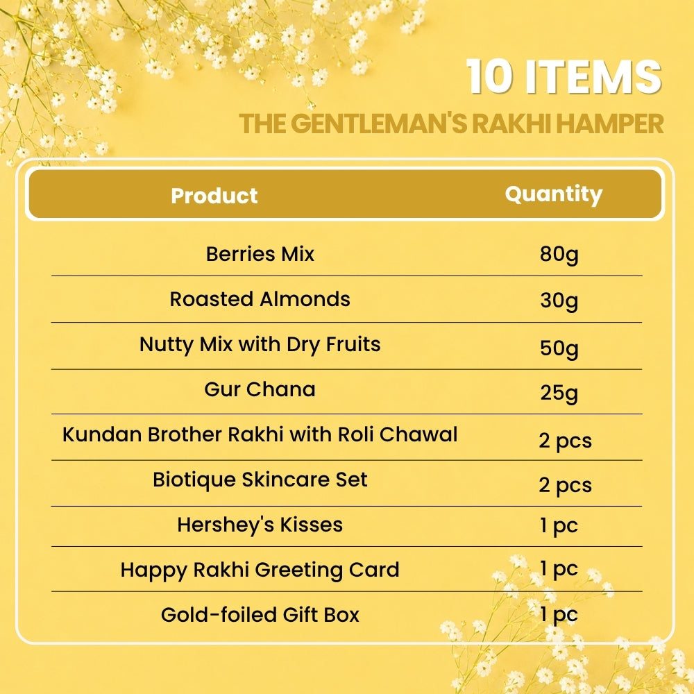 The Gentleman's Rakhi Gift Hamper