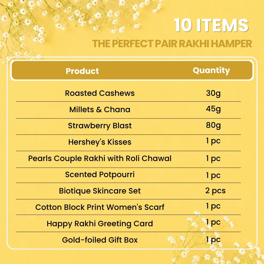 The Perfect Pair Rakhi Gift Hamper