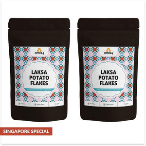 Laksa Potato Flakes (Singapore special), 100g (Pack of 2)